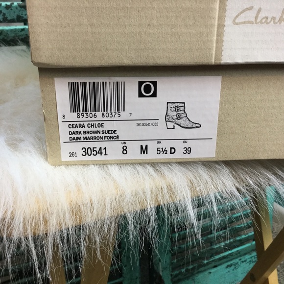 NIB Clarks Women's Ceara Chloe Dk Brown - Picture 5 of 7